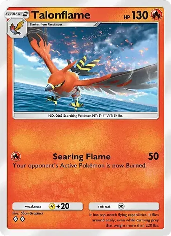 Talonflame — Secluded Springs #012 (Pokémon TCG card)