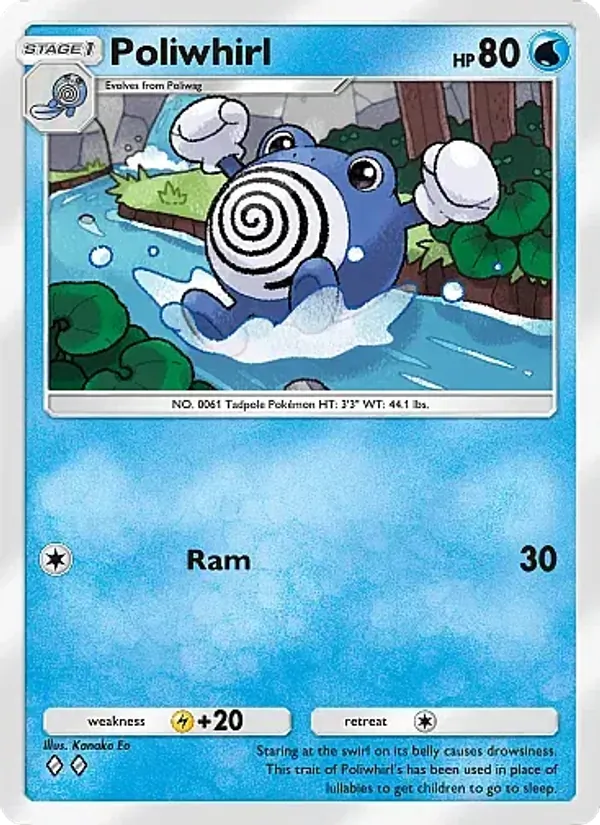 Poliwhirl — Secluded Springs #014 (Pokémon TCG card)