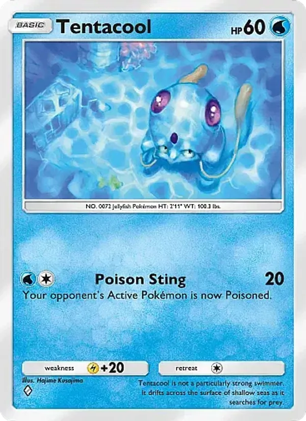 Tentacool — Secluded Springs #015 (Pokémon TCG card)