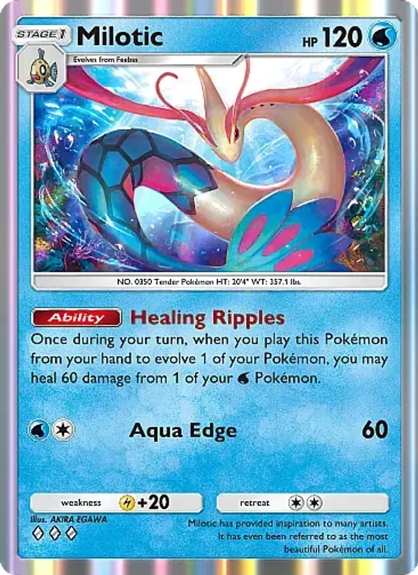 Milotic — Secluded Springs #022 (Pokémon TCG card)