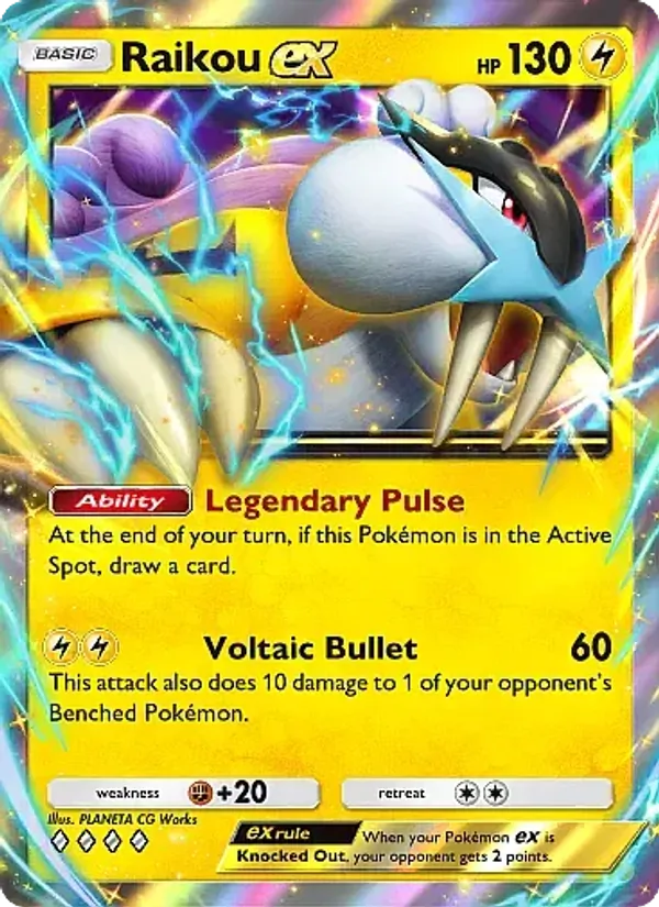 Raikou ex — Secluded Springs #025 (Pokémon TCG card)