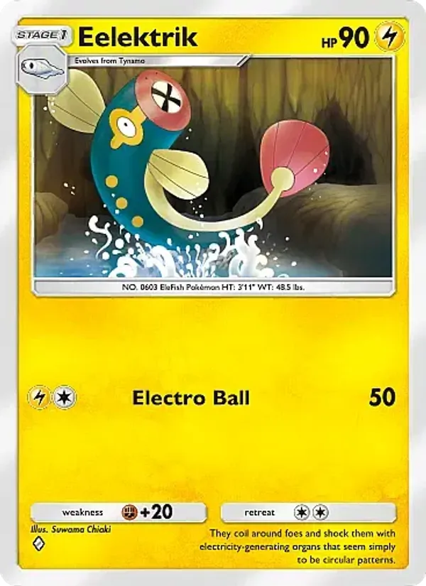 Eelektrik — Secluded Springs #027 (Pokémon TCG card)