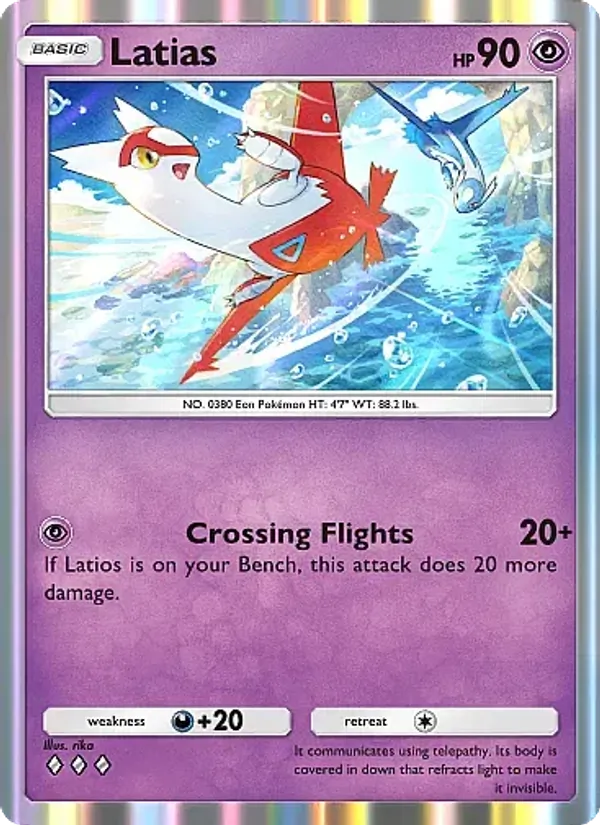 Latias — Secluded Springs #036 (Pokémon TCG card)