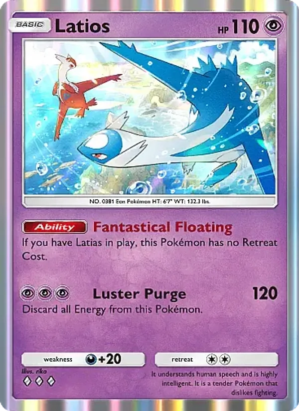 Latios — Secluded Springs #037 (Pokémon TCG card)