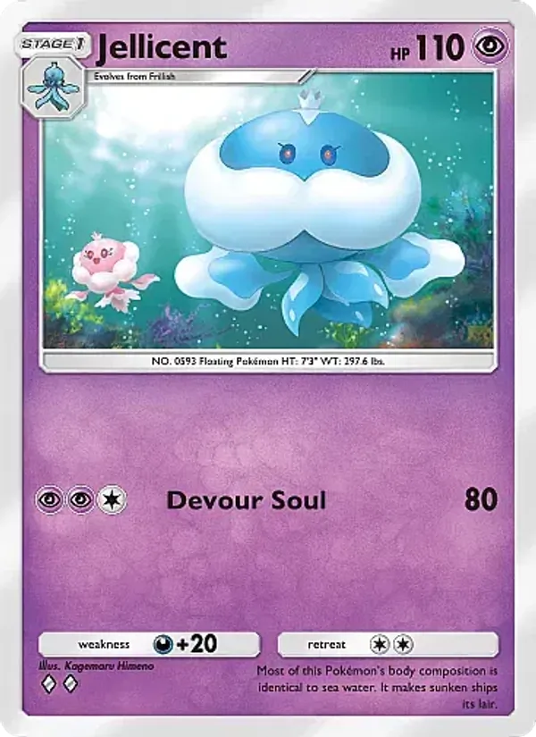 Jellicent — Secluded Springs #039 (Pokémon TCG card)