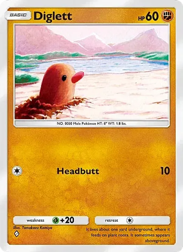 Diglett — Secluded Springs #040 (Pokémon TCG card)