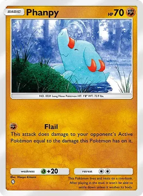 Phanpy — Secluded Springs #043 (Pokémon TCG card)