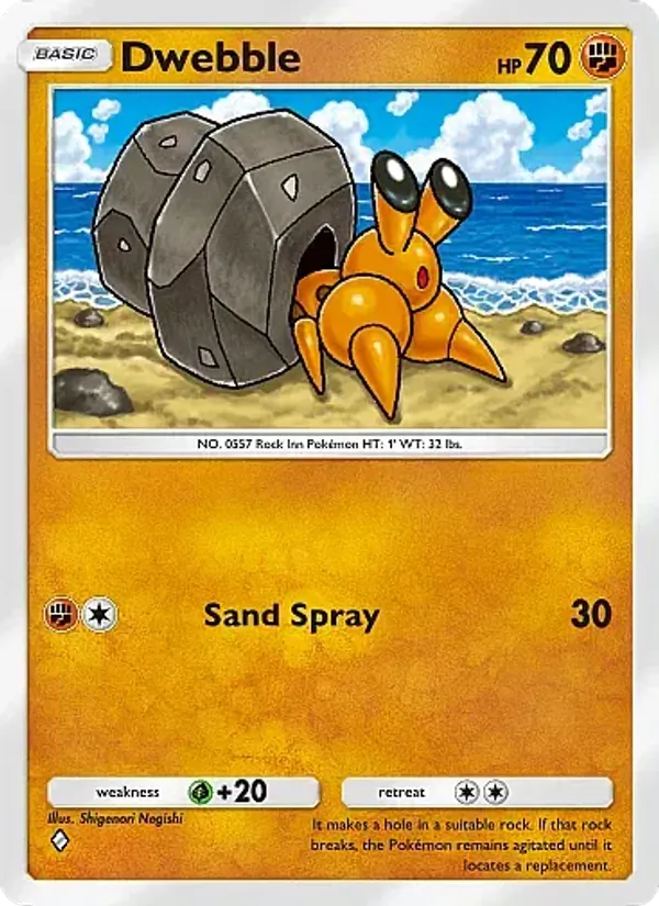 Dwebble — Secluded Springs #046 (Pokémon TCG card)