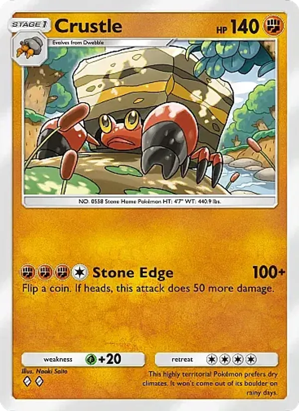 Crustle — Secluded Springs #047 (Pokémon TCG card)