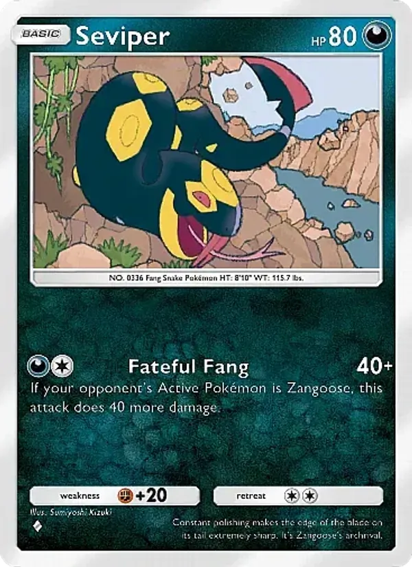 Seviper — Secluded Springs #048 (Pokémon TCG card)