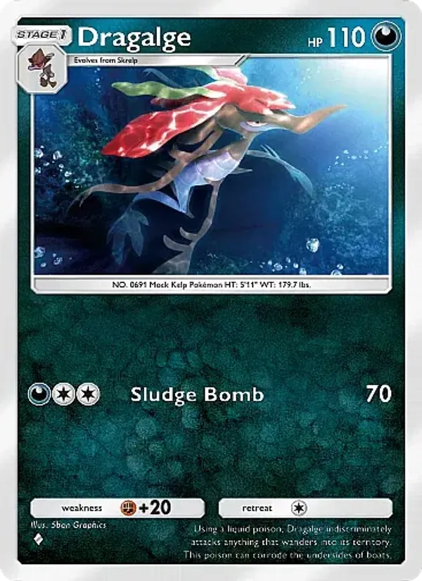 Dragalge — Secluded Springs #054 (Pokémon TCG card)