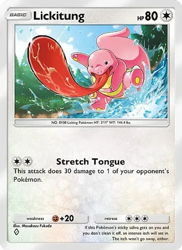 Lickitung — Secluded Springs #057 (Pokémon TCG card)