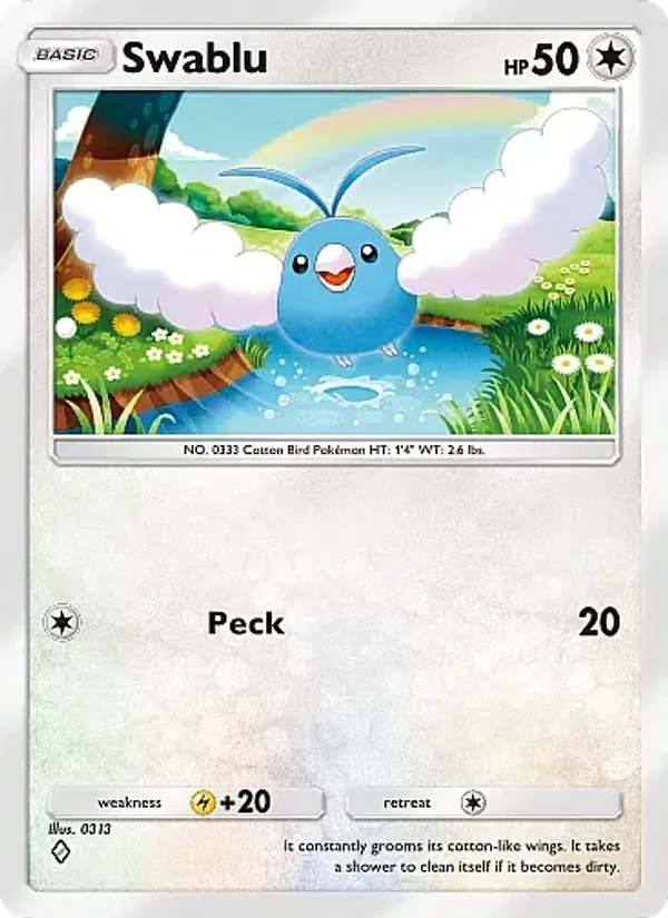 Swablu — Secluded Springs #064 (Pokémon TCG card)