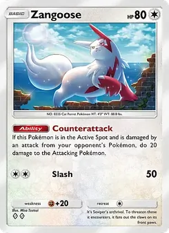 Zangoose (Secluded Springs #065)