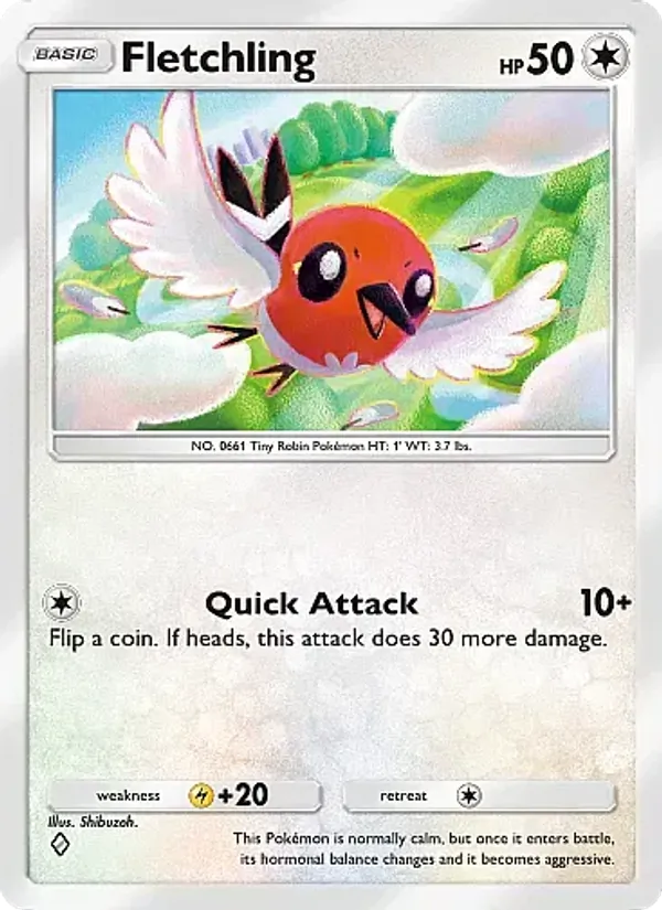 Fletchling — Secluded Springs #066 (Pokémon TCG card)
