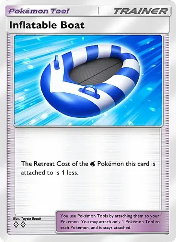 Inflatable Boat — Secluded Springs #067 (Pokémon TCG card)
