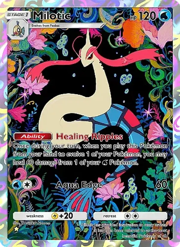 Milotic — Secluded Springs #072 (Pokémon TCG card)