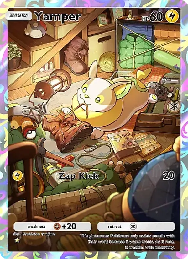 Yamper — Secluded Springs #074 (Pokémon TCG card)