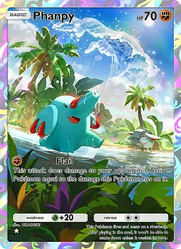 Phanpy — Secluded Springs #076 (Pokémon TCG card)