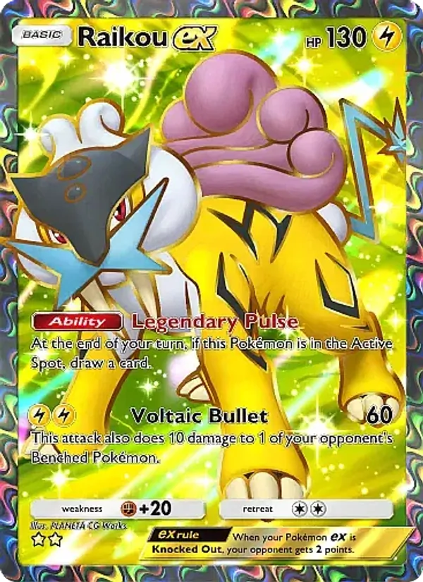 Raikou ex — Secluded Springs #081 (Pokémon TCG card)