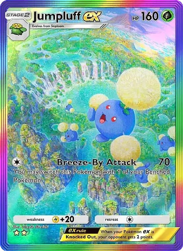 Jumpluff ex — Secluded Springs #086 (Pokémon TCG card)