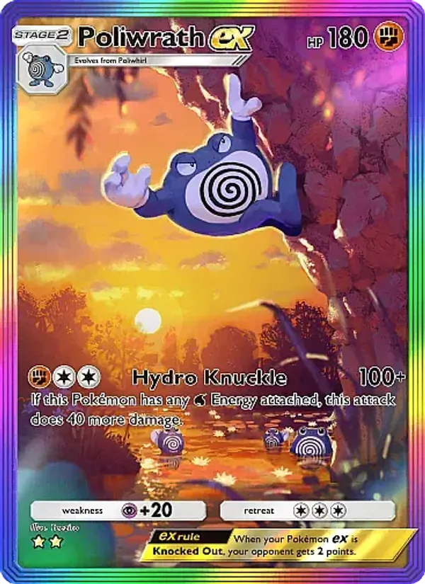 Poliwrath ex — Secluded Springs #089 (Pokémon TCG card)