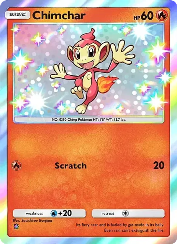 Chimchar — Secluded Springs #091 (Pokémon TCG card)