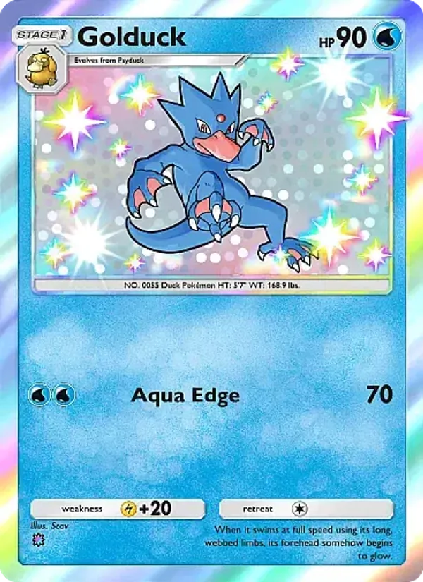 Golduck — Secluded Springs #094 (Pokémon TCG card)