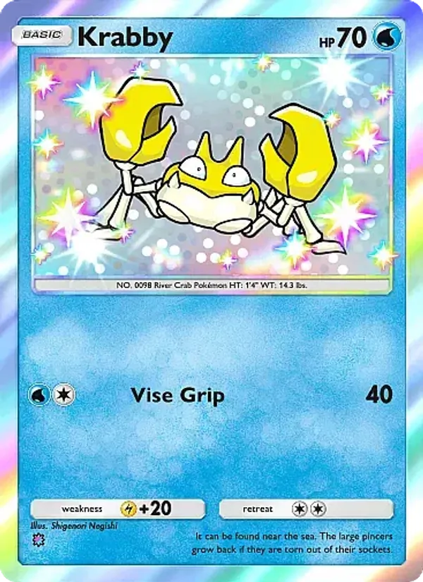 Krabby — Secluded Springs #095 (Pokémon TCG card)