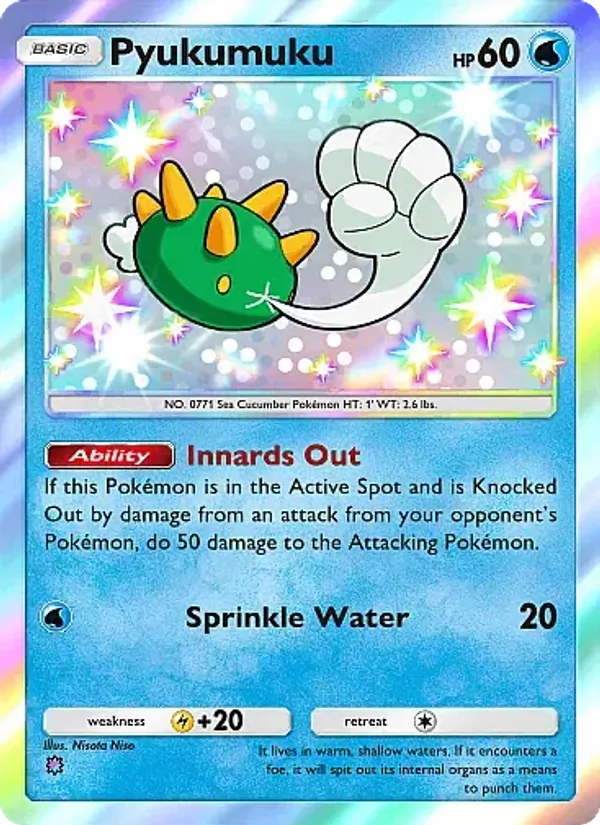 Pyukumuku — Secluded Springs #097 (Pokémon TCG card)
