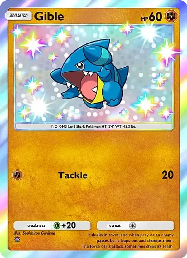 Gible — Secluded Springs #098 (Pokémon TCG card)