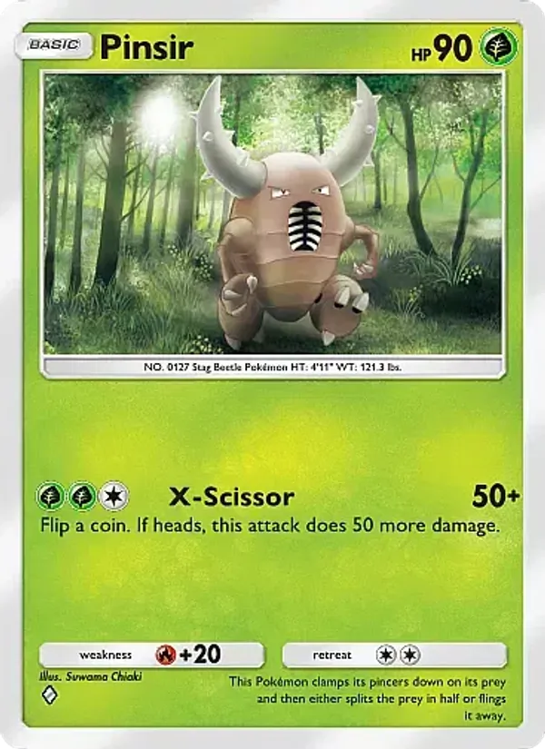 Pinsir — Mega Rising #001 (Pokémon TCG card)