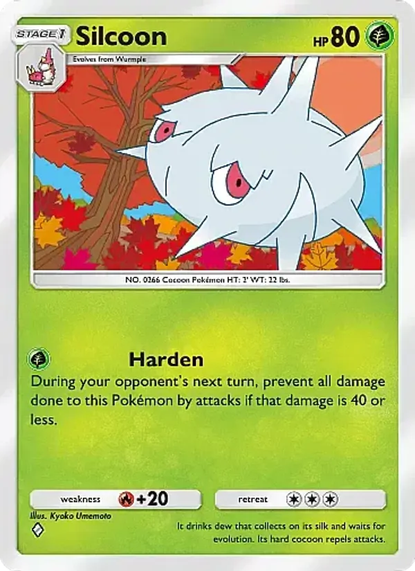 Silcoon — Mega Rising #004 (Pokémon TCG card)