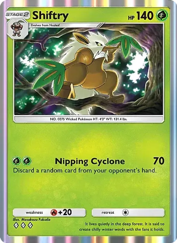 Shiftry — Mega Rising #010 (Pokémon TCG card)