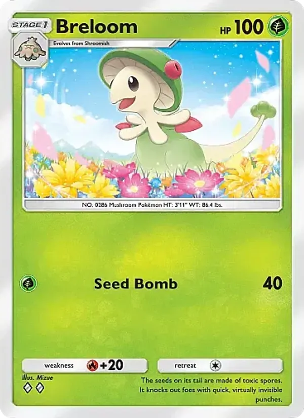 Breloom — Mega Rising #012 (Pokémon TCG card)
