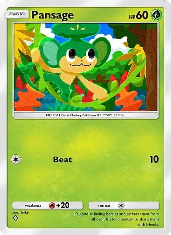 Pansage — Mega Rising #013 (Pokémon TCG card)