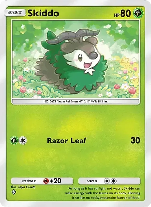 Skiddo — Mega Rising #021 (Pokémon TCG card)