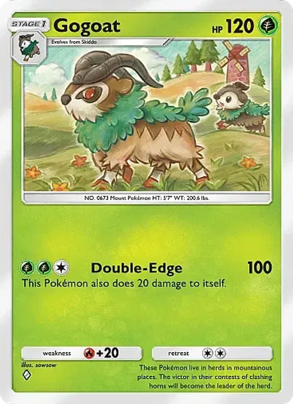 Gogoat — Mega Rising #022 (Pokémon TCG card)