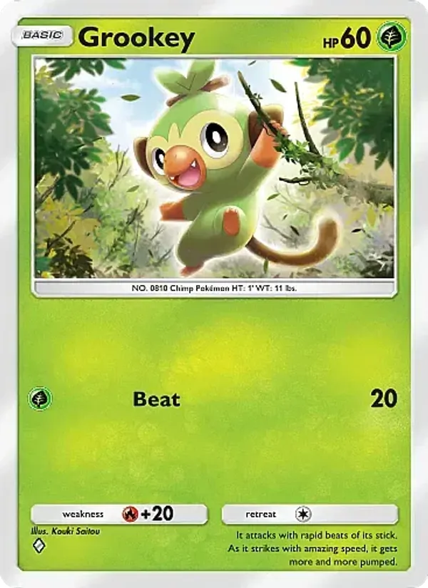 Grookey — Mega Rising #025 (Pokémon TCG card)