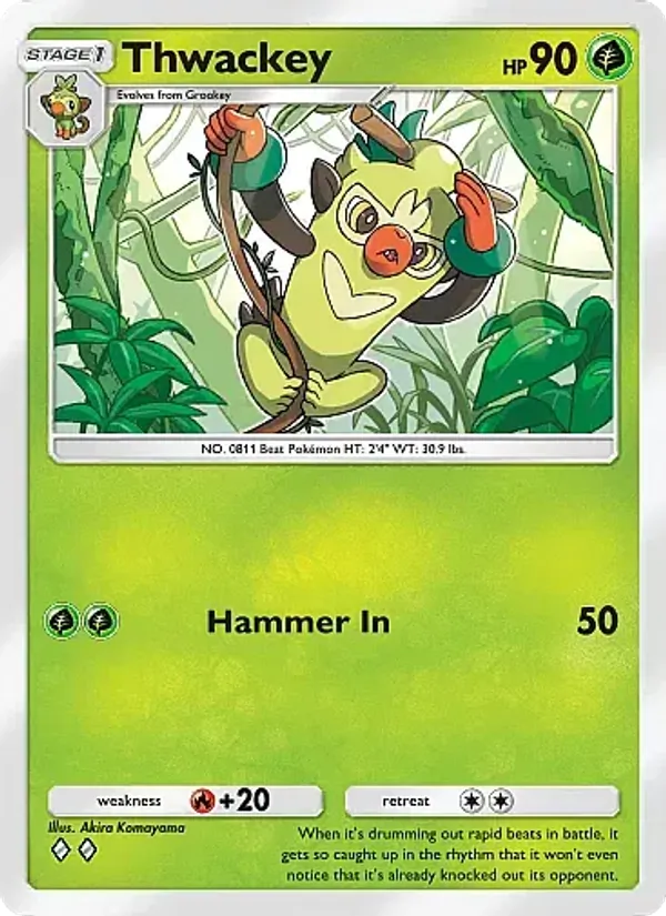 Thwackey — Mega Rising #026 (Pokémon TCG card)