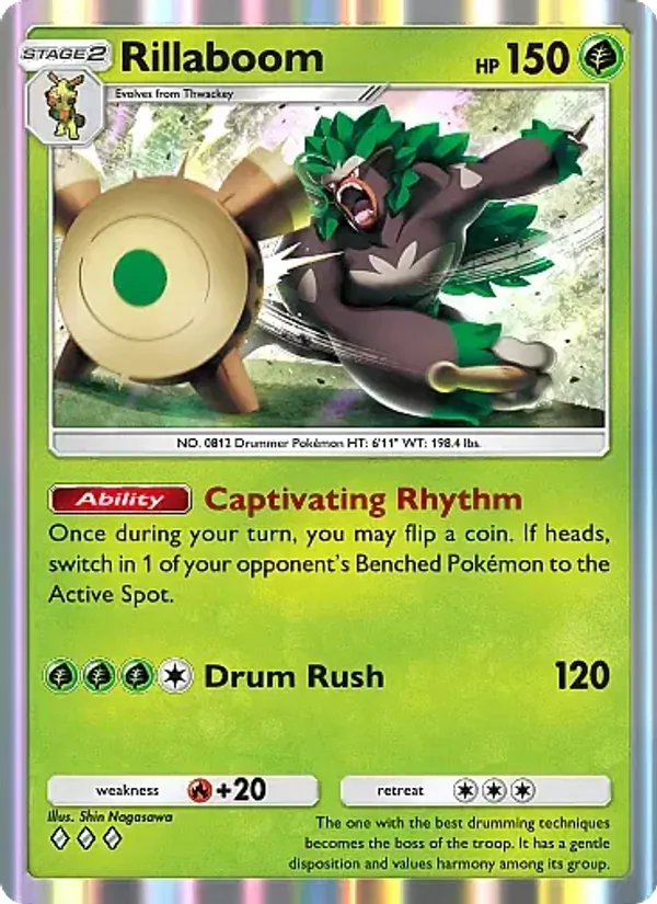 Rillaboom — Mega Rising #027 (Pokémon TCG card)