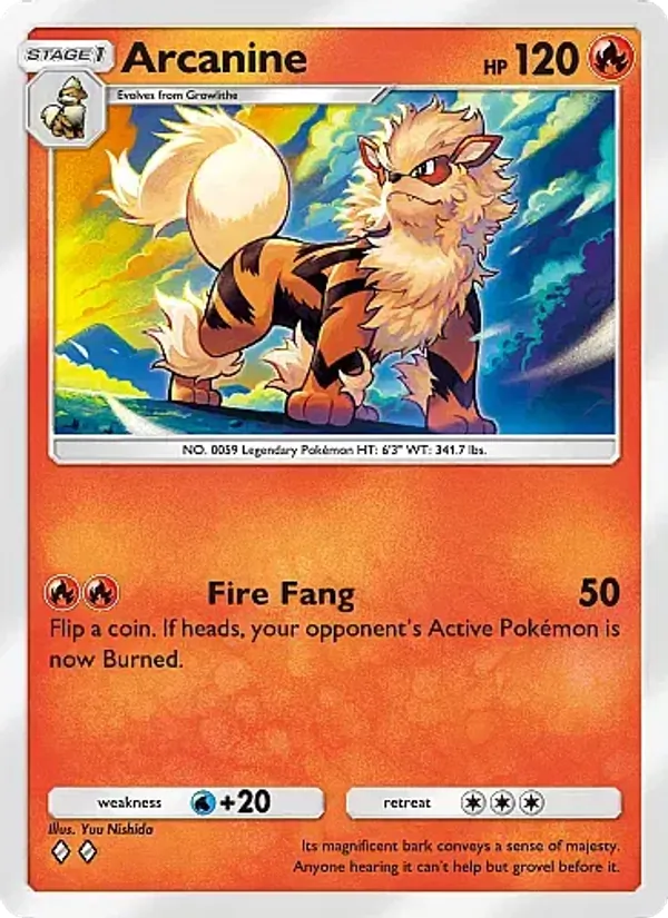 Arcanine — Mega Rising #029 (Pokémon TCG card)