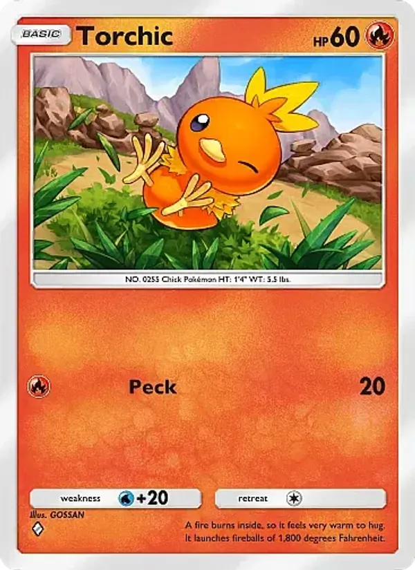 Torchic — Mega Rising #033 (Pokémon TCG card)