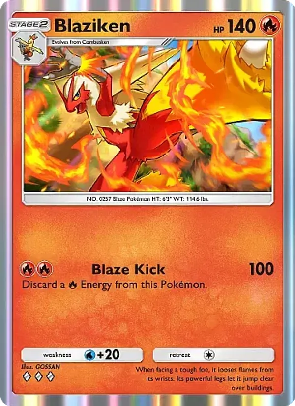 Blaziken — Mega Rising #035 (Pokémon TCG card)