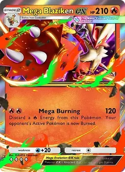 Mega Blaziken ex (Mega Rising #036)