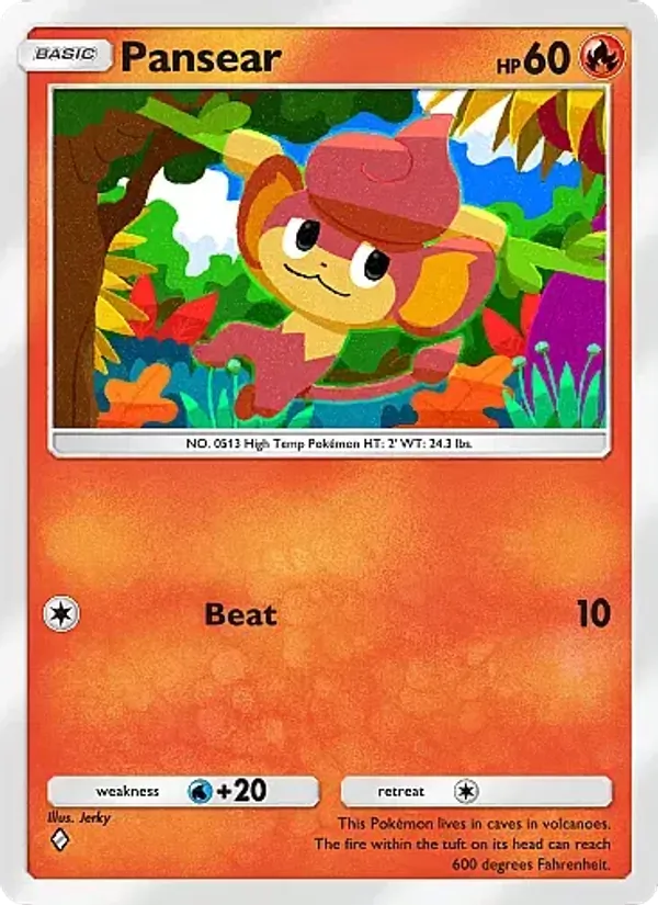 Pansear — Mega Rising #037 (Pokémon TCG card)