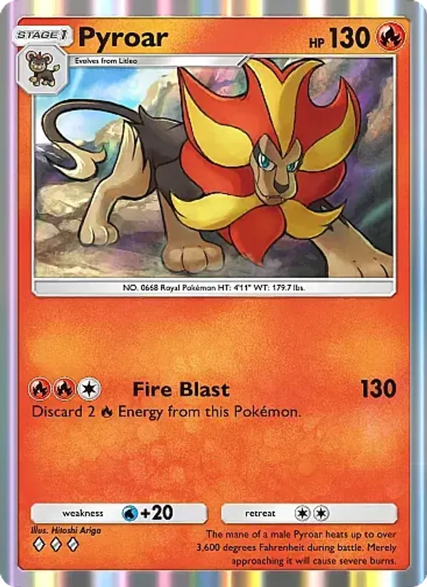 Pyroar — Mega Rising #046 (Pokémon TCG card)