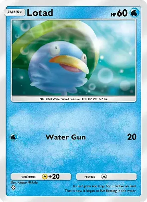 Lotad — Mega Rising #053 (Pokémon TCG card)