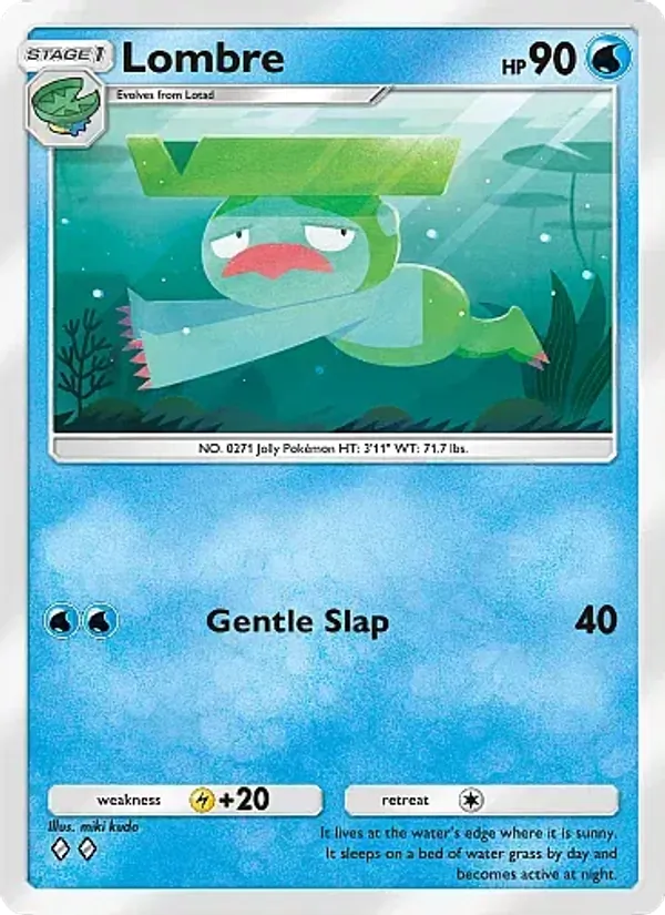 Lombre — Mega Rising #054 (Pokémon TCG card)