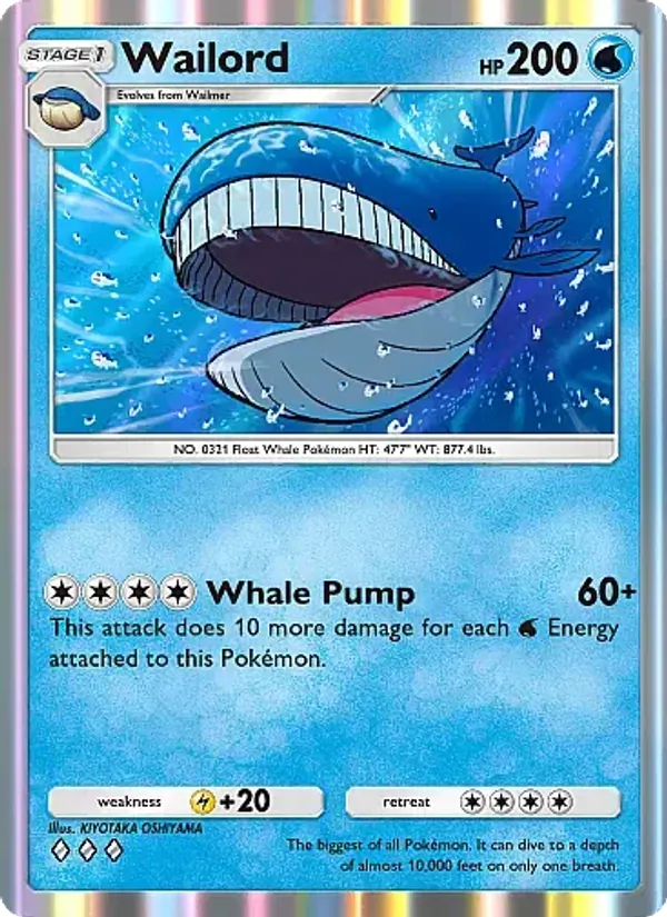 Wailord — Mega Rising #057 (Pokémon TCG card)